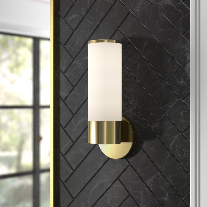 Coleridge Dimmable Bath Sconce, Antique Brass