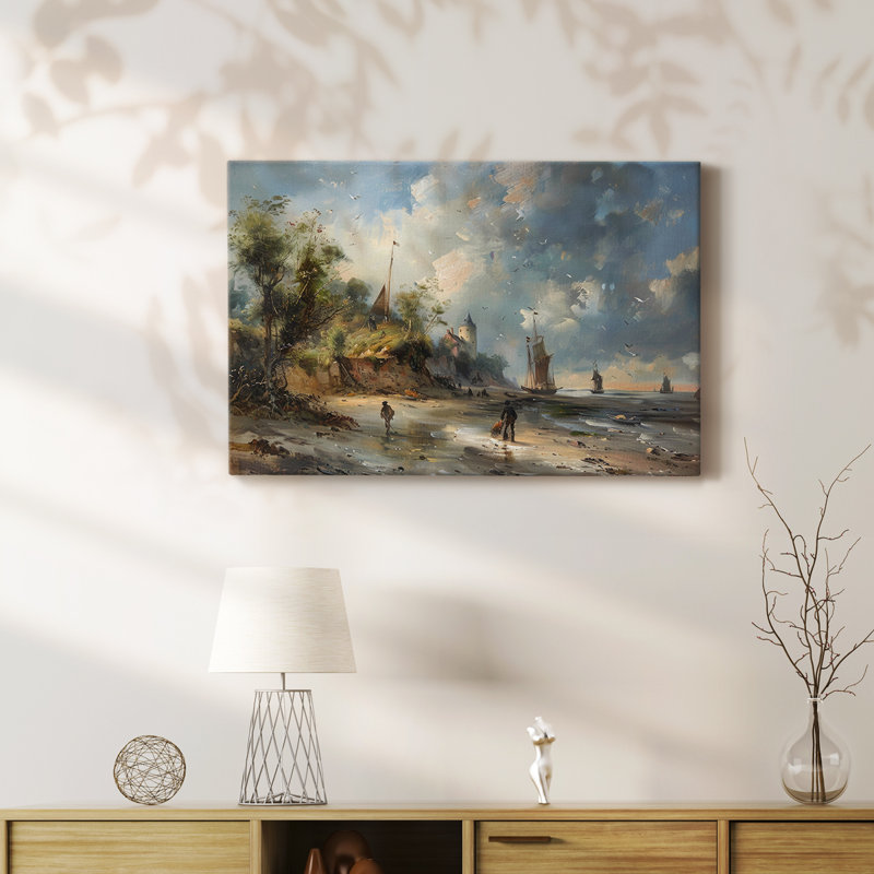 NAUTICAL XIV  -Premium Gallery Wrapped Canvas -Ready to Hang, 12" H x 18" W