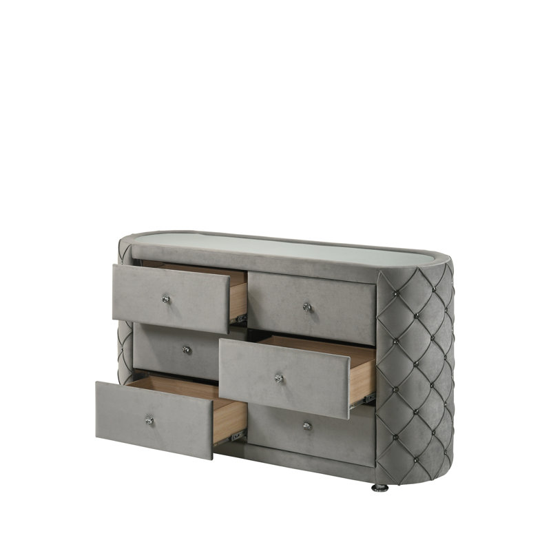 Commode double 6 tiroirs Mjael Derreon