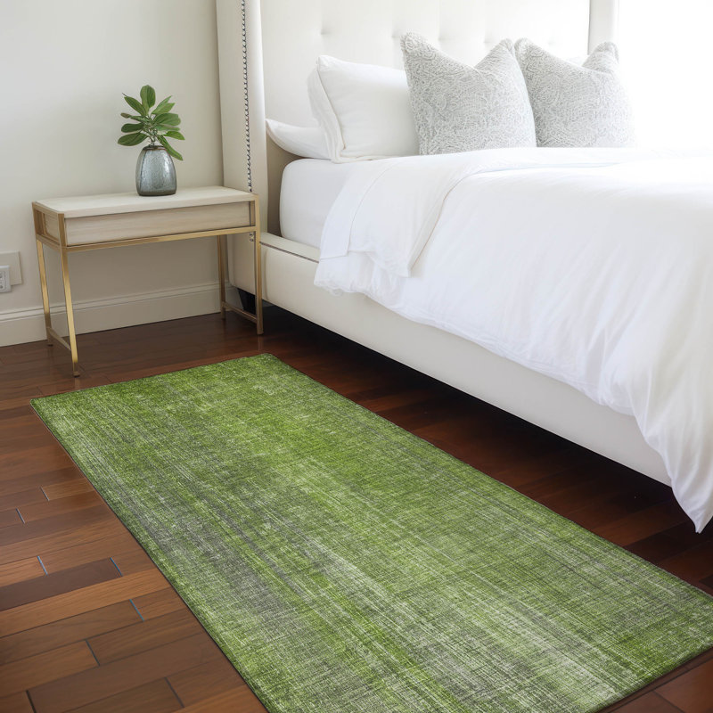 Kinslee Washable Striped Indoor / Outdoor Rug, Runner 2'3" x 7'6"