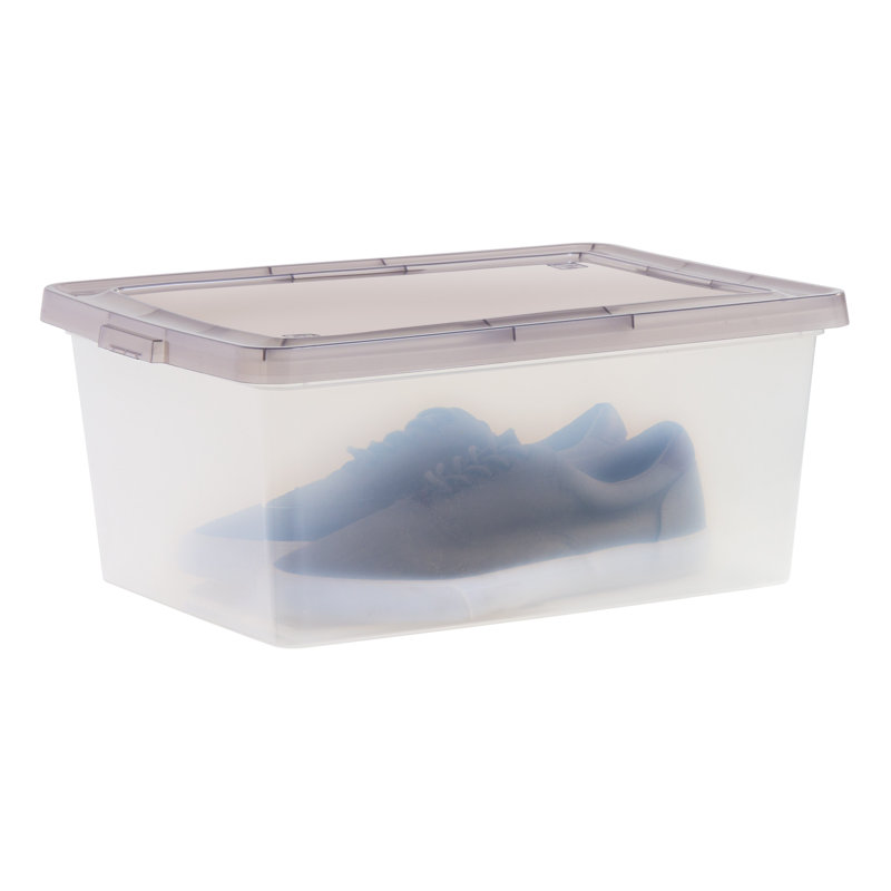 IRIS 17 Qt [4.25 Gal] Snap Top Plastic Storage Box