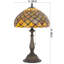 Lampe de table en verre teinté Tiffany