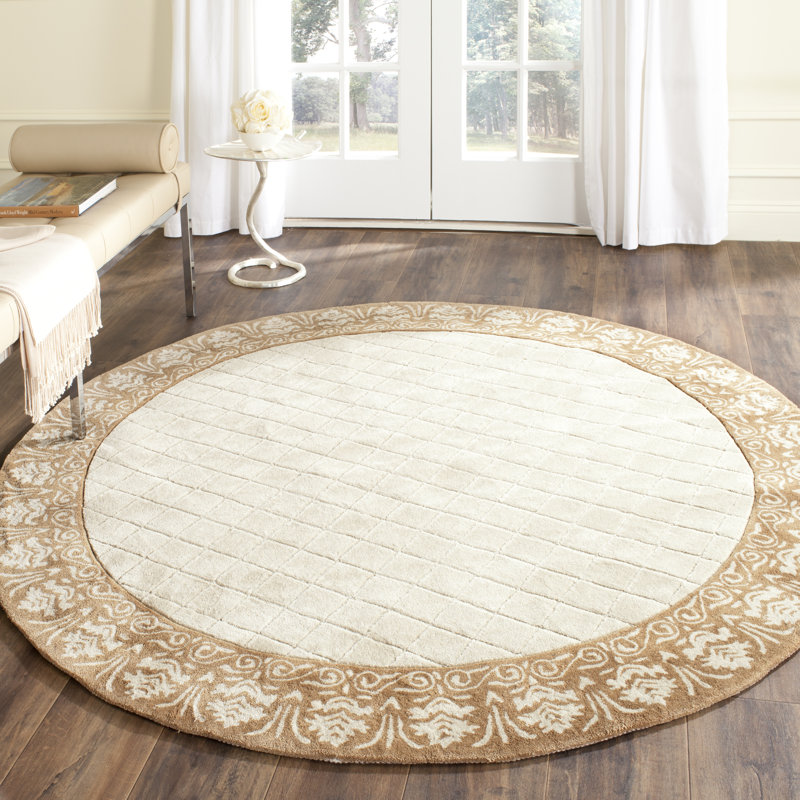 Caine Total Performance Hand Hooked Performance Oriental Rug, Round 8'