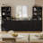  Reshod 71'' Kitchen Pantry With Bookcases, Farmhouse Wall Unit Tv Stand For Tvs Up To 70"-156086279