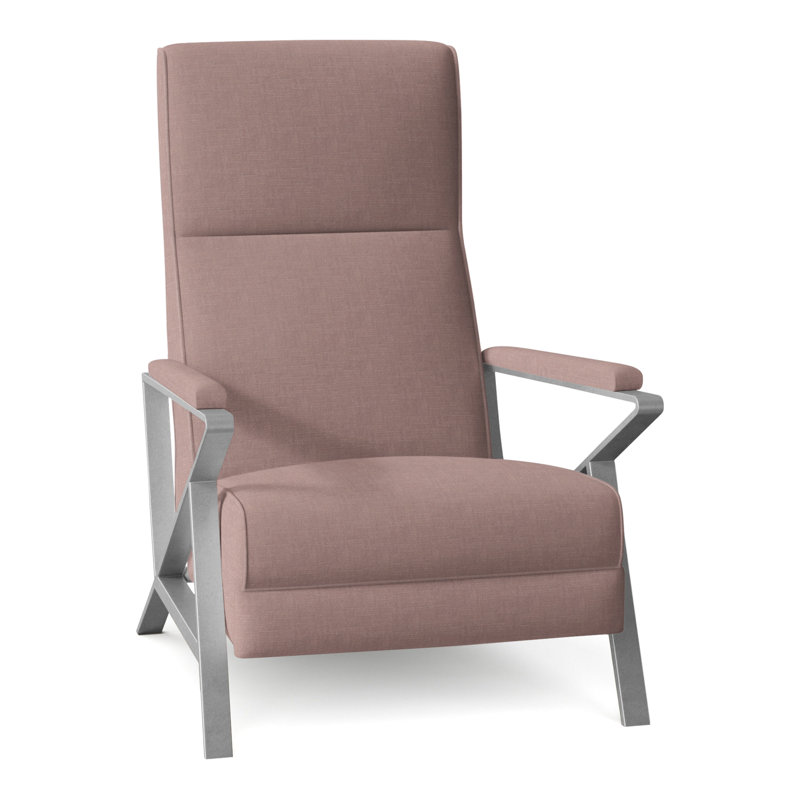 Infinity Recliner, Brushed Nickel, Perigold Montage Rouge