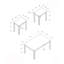Ensemble de table, 3 pièces, décor, salon, transitionnel-359328524