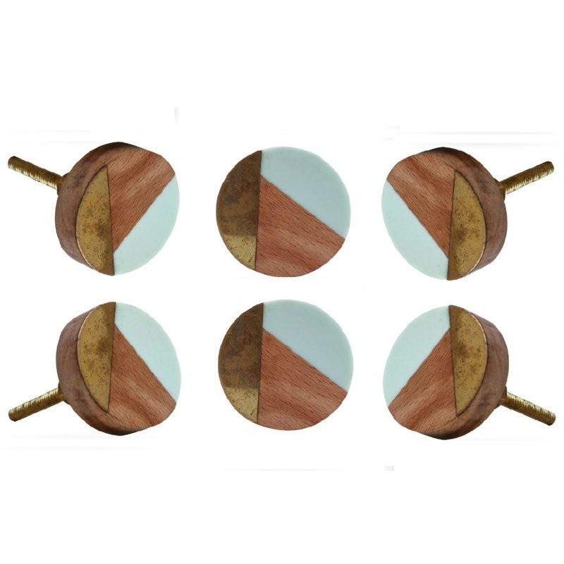 Paquet multiple de boutons de champignon de 1,4 po de diamètre Adington
