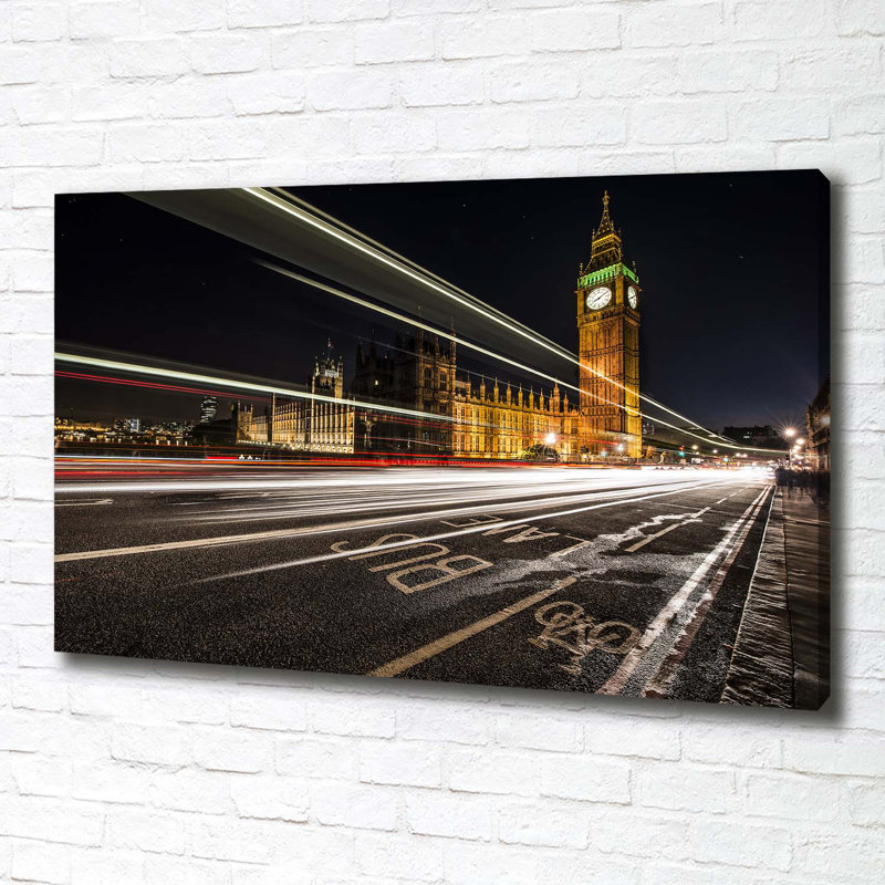 Big Ben London - Wrapped Canvas Print