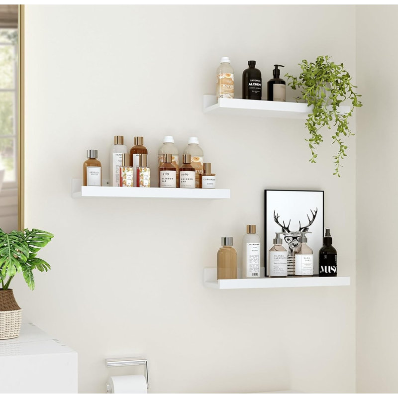 2 Piece Wood Floating Shelf