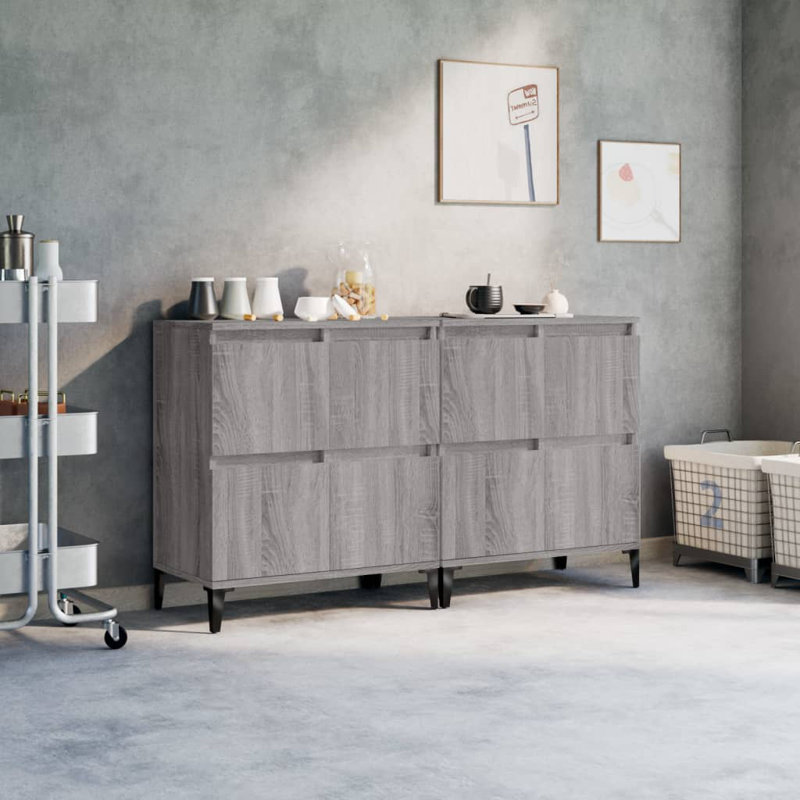 Giasa 60cm Sideboard, Grey Sonoma