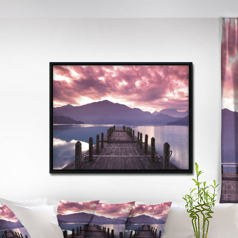 «Beautiful Spring Sea at Morning», photographie, H 20 po x l 20 po x P 1 po, Toile tendue
