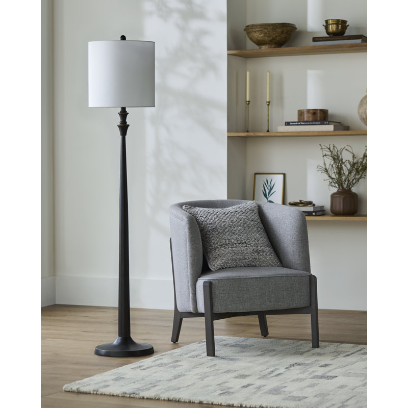 Lampe sur pied Alecs, Blanc