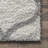 Armiead Cozy Trellis Power Loom Performance Shag Ivory/Gray Rug-1044023729