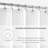 Extra Long Waterproof Shower Curtain Liner 71x79 Inches-50120572