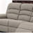 Modern Brown Recliner Motion Couch For Daily Rest Burlap Fabric Reclining Relaxation