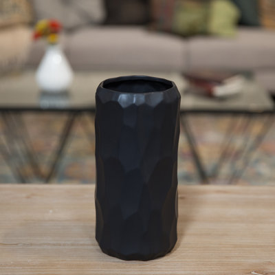 Vase de table cylindrique en céramique Perron