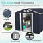 8x12 FT Outdoor Metal Storage Shed With Lockable Door And Ventilation
