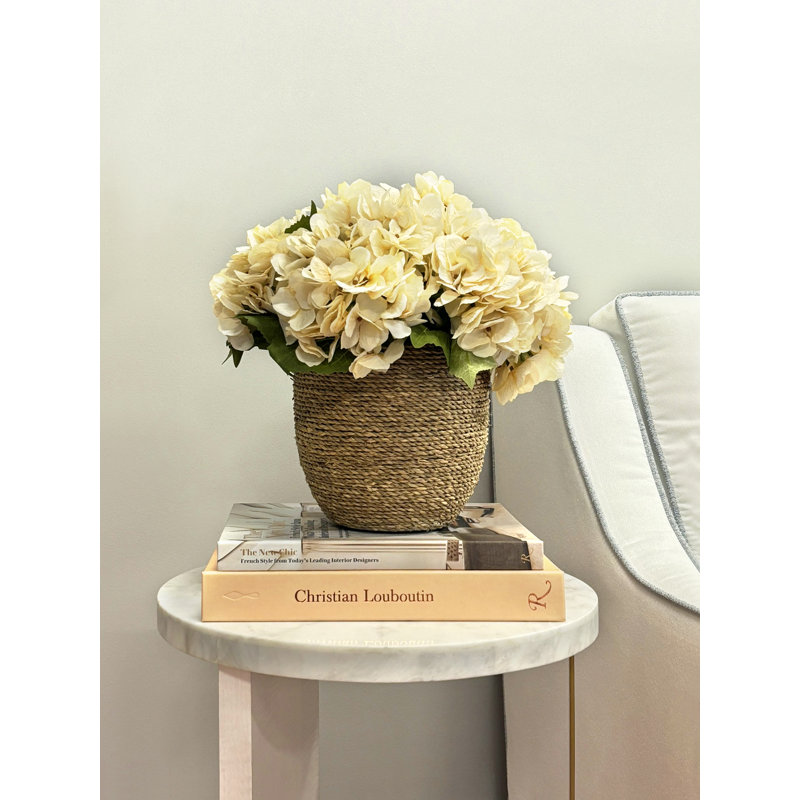 Fall Hydrangea Floral Arrangement, Cream