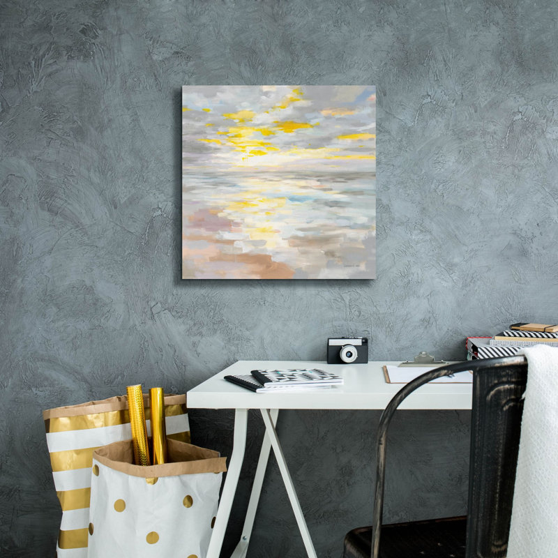  'Sunup On The Sea' by Danhui Nai Canvas Wall Art, 18'' H x 18'' W
