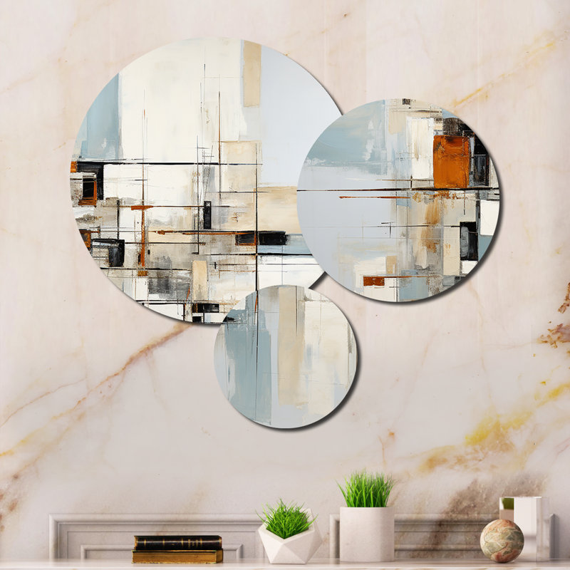 Abstract Wall Decor on Metal