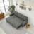 86'' Upholstered Pull-Out Sofa Bed