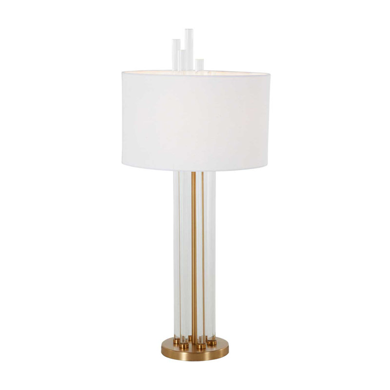 Merna Crystal/Metal Table Lamp
