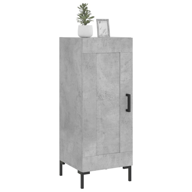 Mateas 34.5cm Sideboard, Concrete grey