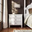 Ensemble de chambre à coucher 5 pièces Roundhill Furniture Avellune: grand lit à baldaquin avec 3 colonnes de hauteur interchangeables, commode, miroir et 2 tables de chevet, finition blanche-132527693