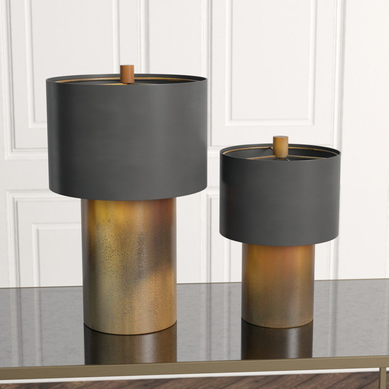 Tortoise Drum Lamp-Lg