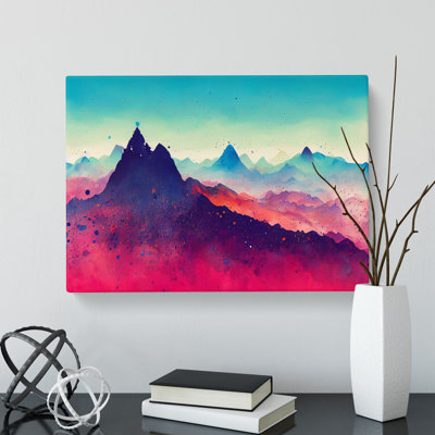 Mountain Splash Vol.5 Abstract - Wrapped Canvas