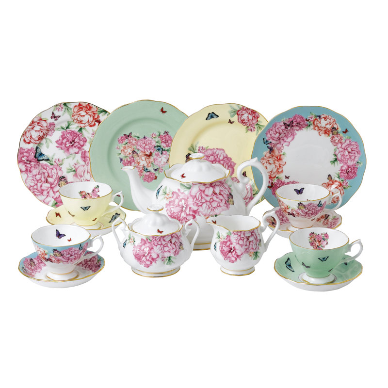 Royal Albert, Miranda Kerr Friendship - 15 Piece Tea Set, Service for 4