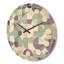 Horloge murale en bois à motif géométrique IV-63893181