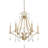 Willa Arlo Interiors Vogan Coal With Clear Chandelier-88450621
