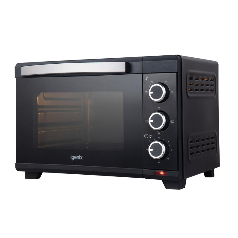 Igenix 30L Mini Oven Black, Black
