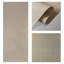 Rail extensible à panneau simple 6 panneaux Cornsilk l 48 po - 84 po x H 91,4 po, largeur du panneau 15,75 po