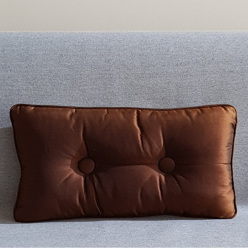 Sammy Rectangular Cushion, Chocolate Brown