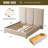 Morghen Upholstered Platform Bed With Extra High Headboard And 2 Extra Large Capacity Drawers-2059047997-2059047998
