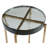 Ackeron Glass Cross Legs End Table