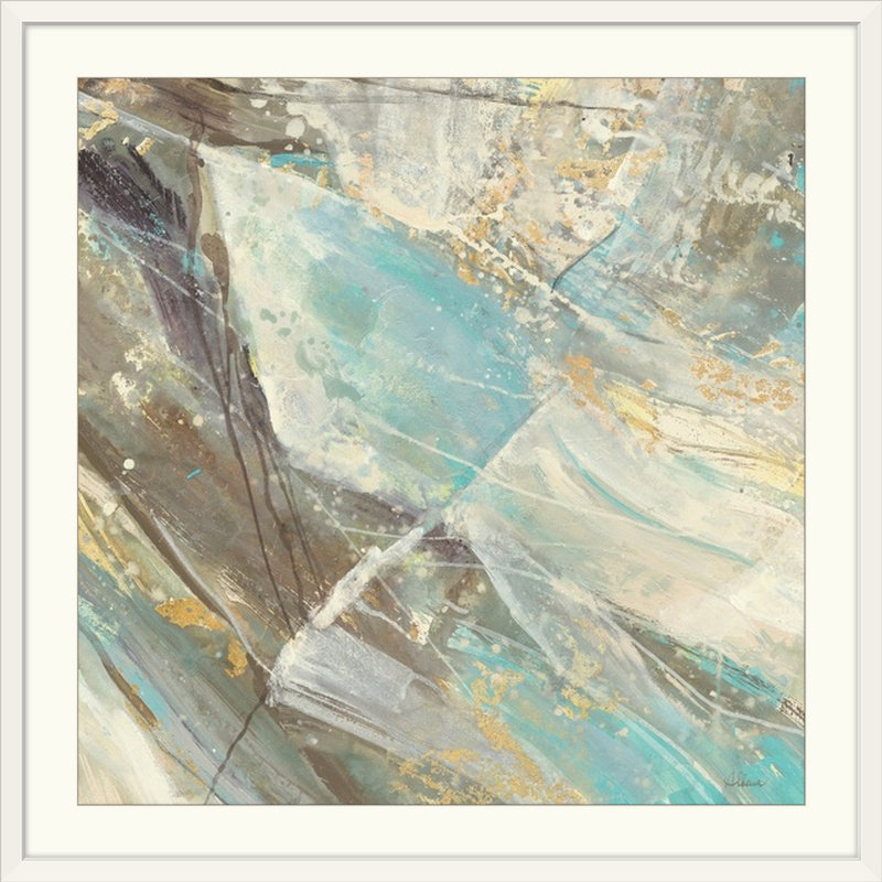 « i »» albena hristova,, reproduction d’art Blue Water, H 32 po x l 32 po x P 1 po, Cadre blanc