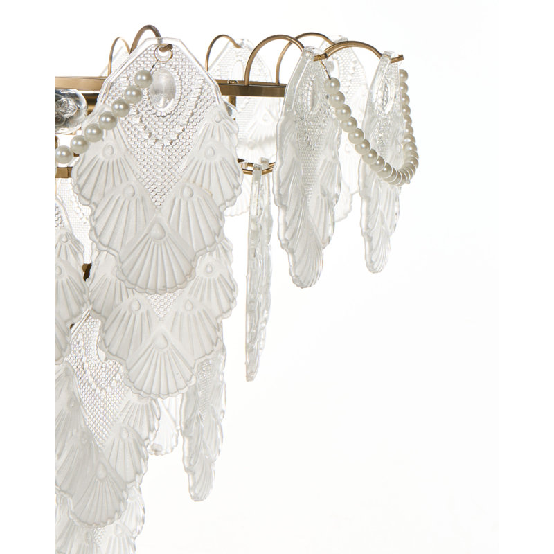 ACARIGUA Glass Brass Chandelier