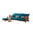 Nordic simple solid wood rest sofa set