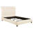 Clemence Beige Tufted Upholstered Queen Bed