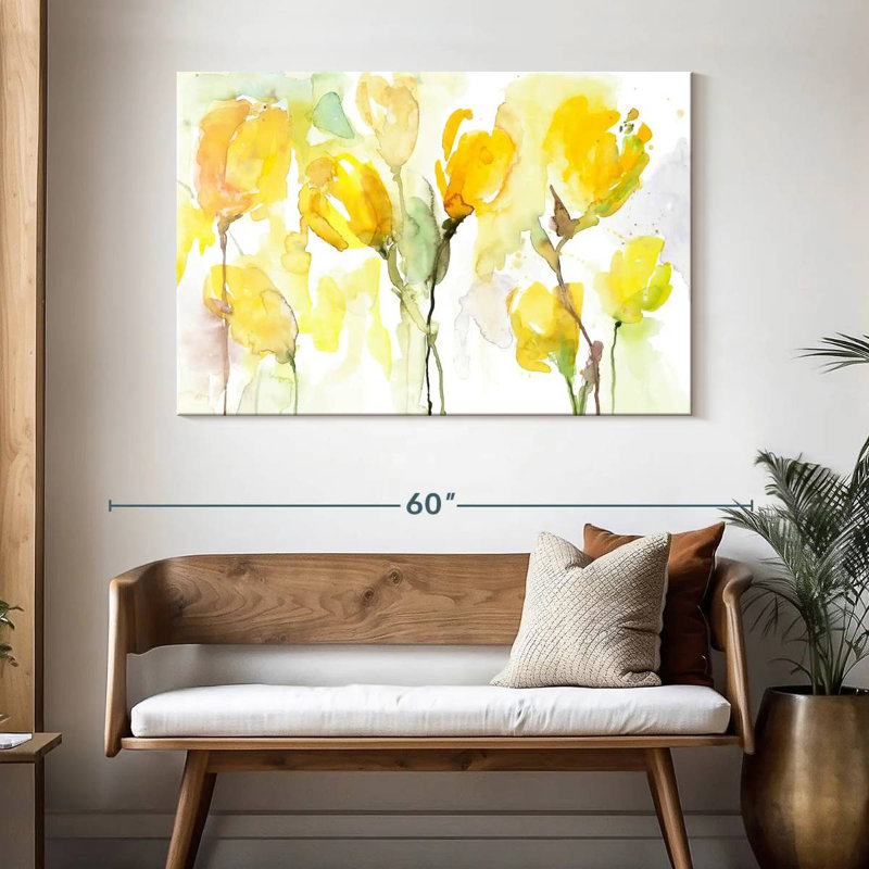 Jardin jaune Avery, H 32 po x l 48 po