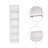 Bookcase XS Benzoni, Office, White-778425317
