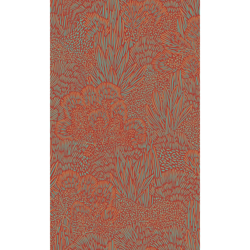 Einhorn Floral Roll, Red/Blue