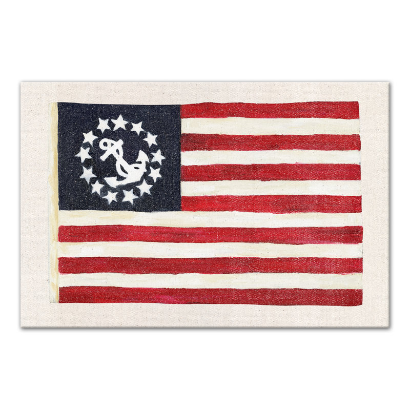 «Anchor Flag», impression sur toile tendue, H 20 po x l 30 po x P 1,25 po