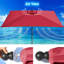 Parasol rectangulaire 10 pi x 6,5 pi Poulie pour table de jardin Parasol Cour arrière Jardin Piscine Terrasse Café avec évent