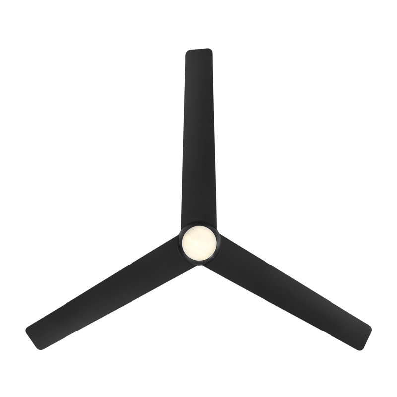 Ventilateur de plafond intelligent à 3 pales Pisces avec trousse d'éclairage à DEL sélectionnable 2700K-3000K-4000K-5000K et télécommande incluse