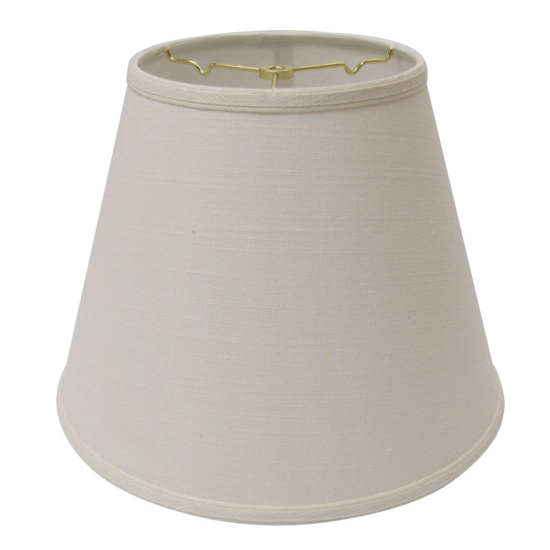 Abat-jour en lin 16 po Empire, Blanc
