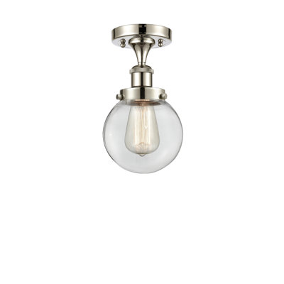 Plafonnier semi-encastré 6 lumières Georffrey